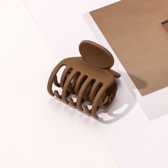 Coffee Brown Hair Claw