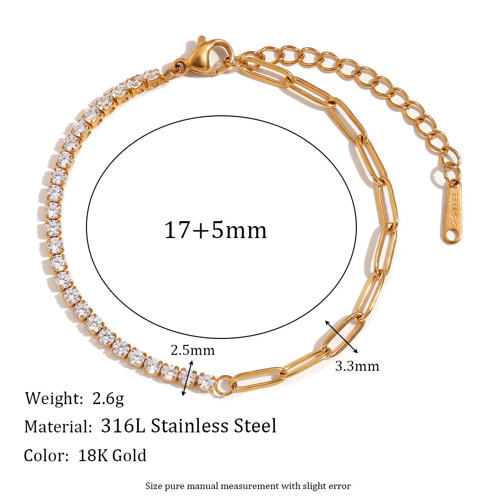 Gold Plated Stainless Steel Bracelet