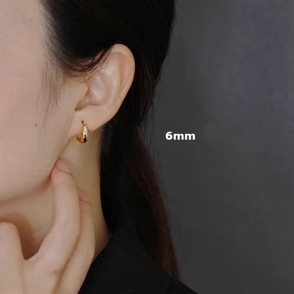 Gold Plated Sterling Silver Ring Earrings