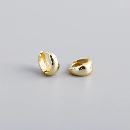 Gold Plated Sterling Silver Ring Earrings