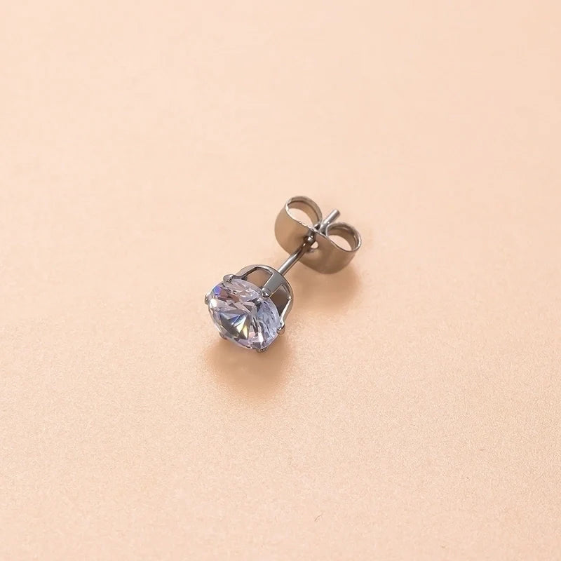 Geo Round Earrings