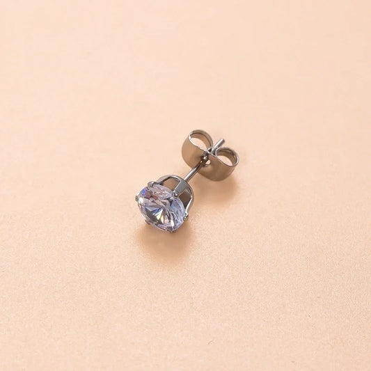 Geo Round Earrings