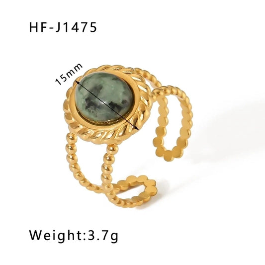 18K Gold Open Ring