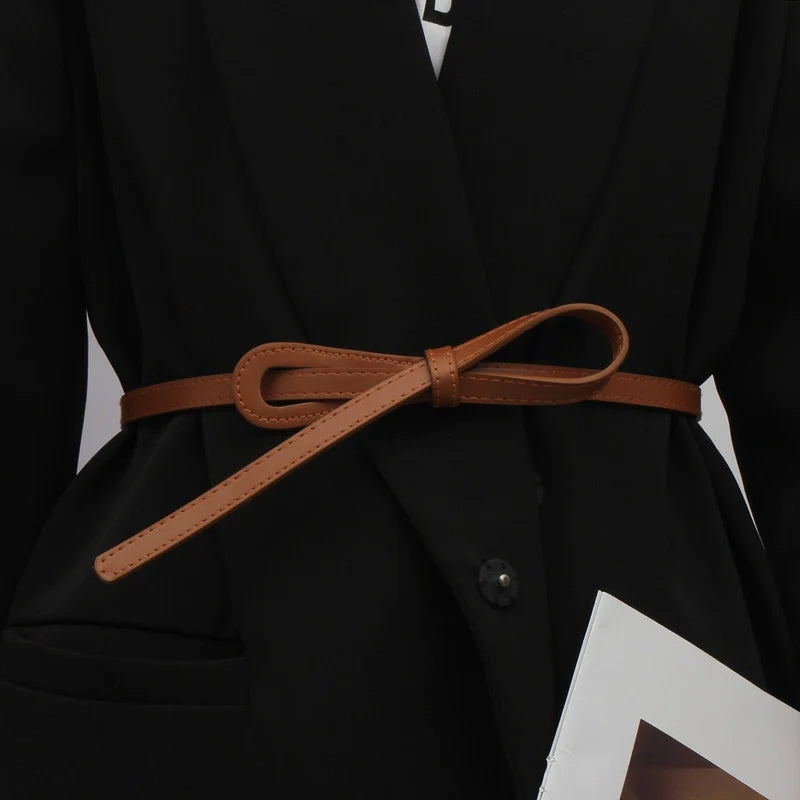 Brown Minimalist Belt