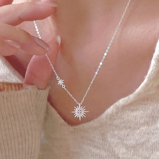 Sterling Silver Star Necklace