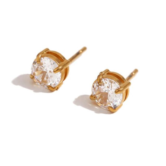 Gold Plated Stainless Steel Earrings