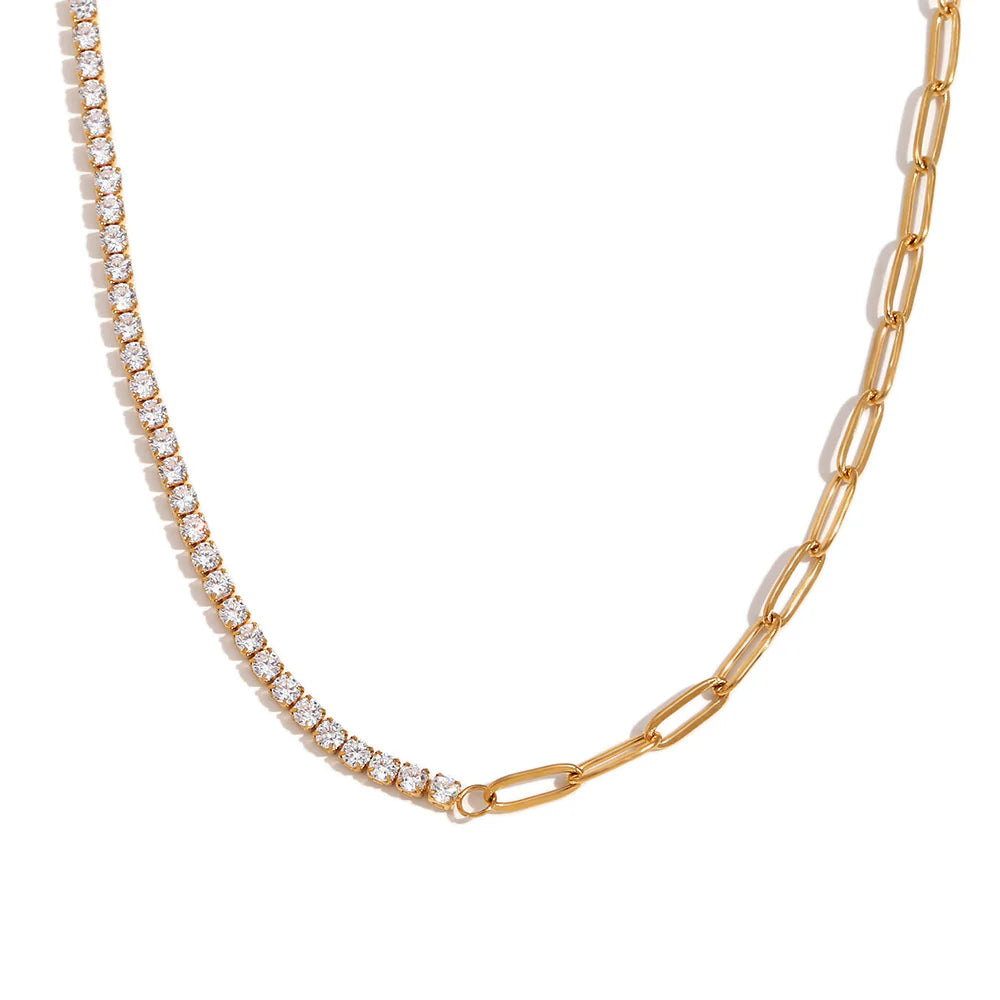 Gold Plated Stainless Steel Necklace