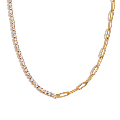 Gold Plated Stainless Steel Necklace