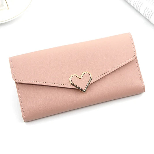 Pink Heart-Lock Purse