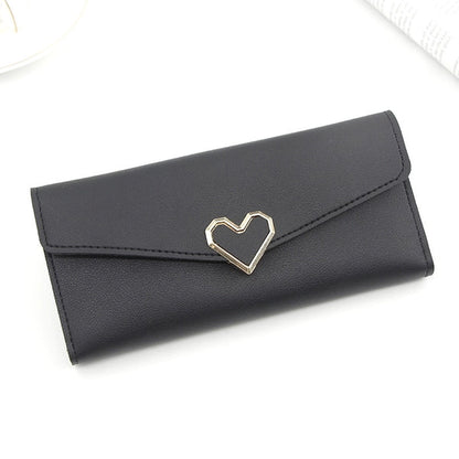 Black Heart-Lock Purse