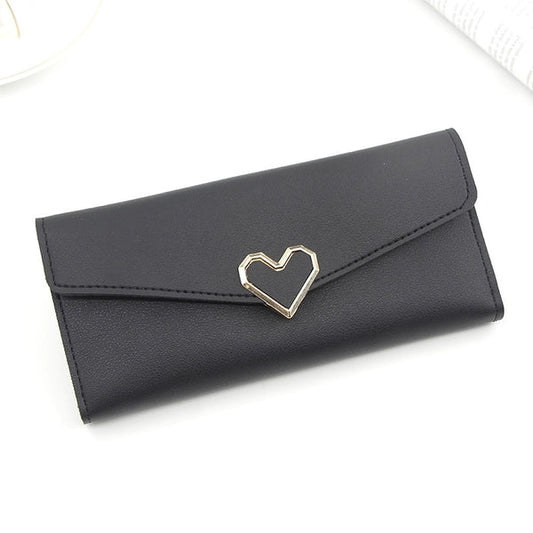 Black Heart-Lock Purse
