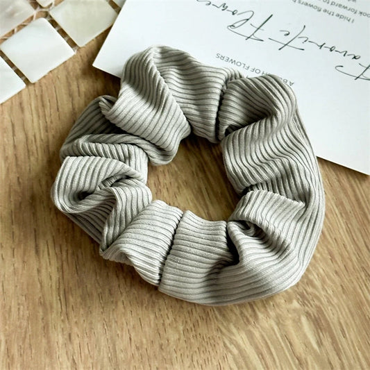 Grey Korean Hair Tie